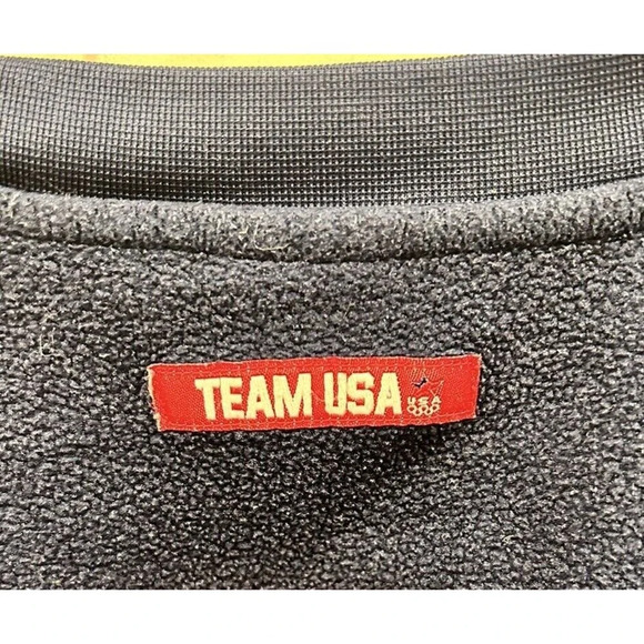 Vintage Navy Nike Team USA Olympics Youth Size 7 Fleece Sweatshirt - Picture 6 of 6